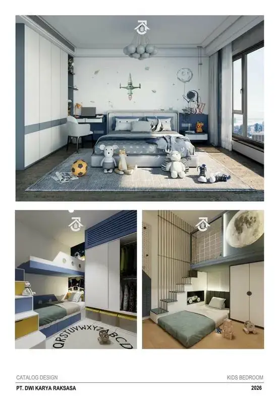 Kids Bedroom Space Theme